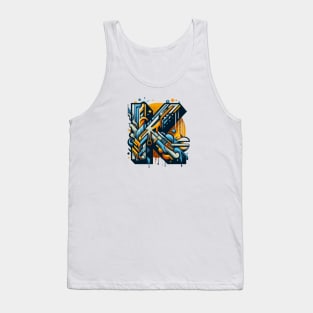 Letter K design graffity style Tank Top